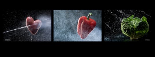 Фотографии для рекламы, постеры, съемка овощей, картофель, перец, капуста